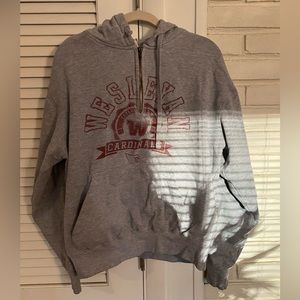 Pro Weave Zip Hoodie M: Wesleyan Cardinals